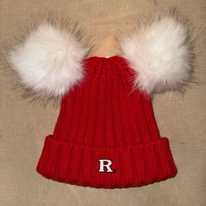Rutgers Pom Pom Hat